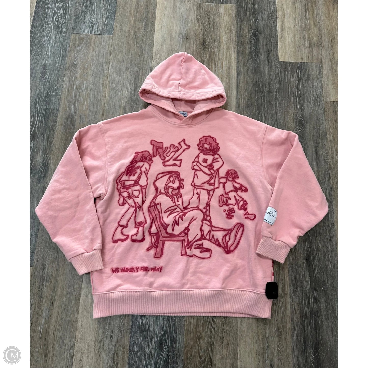 Sweatshirt Hoodie By Aelfric Eden In Pink, Size: M