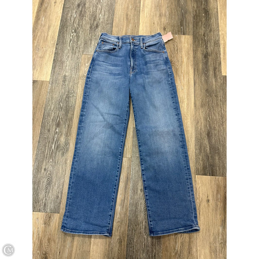 Jeans Straight By Mother Jeans In Blue Denim, Size: 2/26