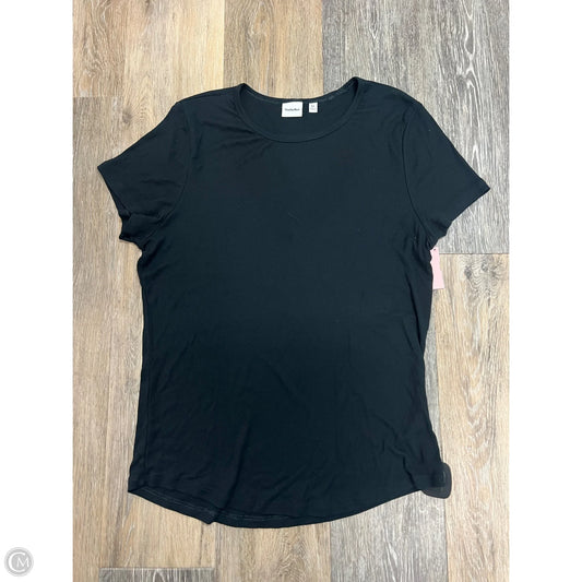Top Short Sleeve Basic By Sunday Best In Black, Size: Xl
