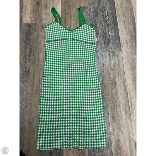 Dress Casual Midi By Maeve In Checkered Pattern, Size: S