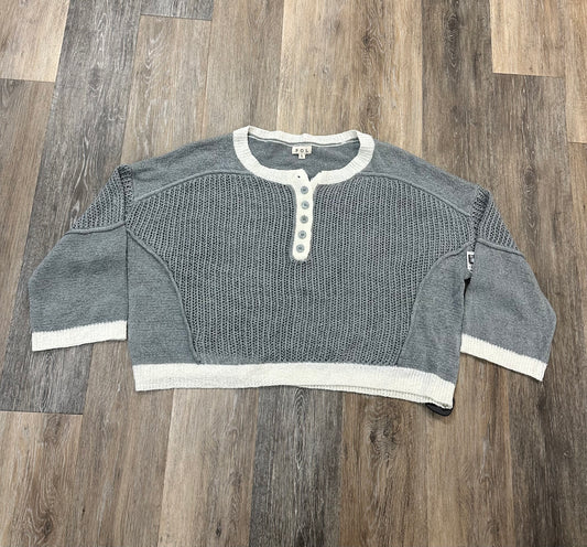 Sweater By Pol In Grey, Size: L