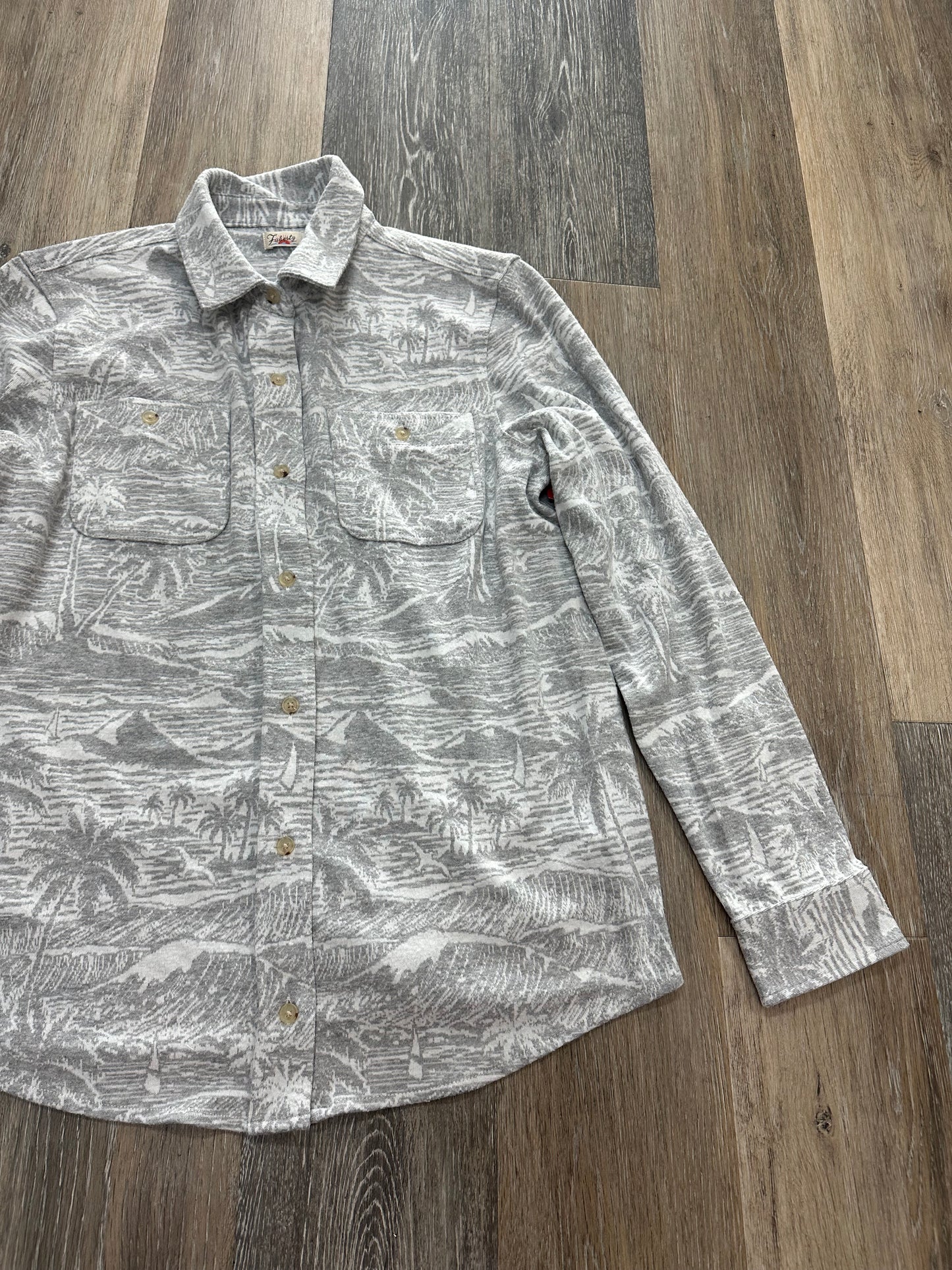 Jacket Shirt By Faherty  Size: M