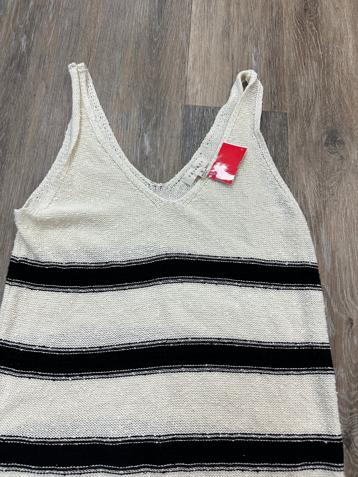 Striped Pattern Tank Top Promesa, Size S