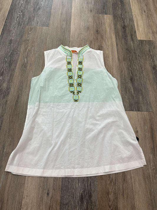 Green Tank Top Designer Tory Burch, Size L