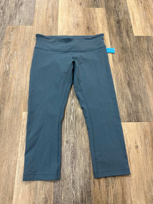 Athletic Capris By Lululemon In Blue, Size: 10