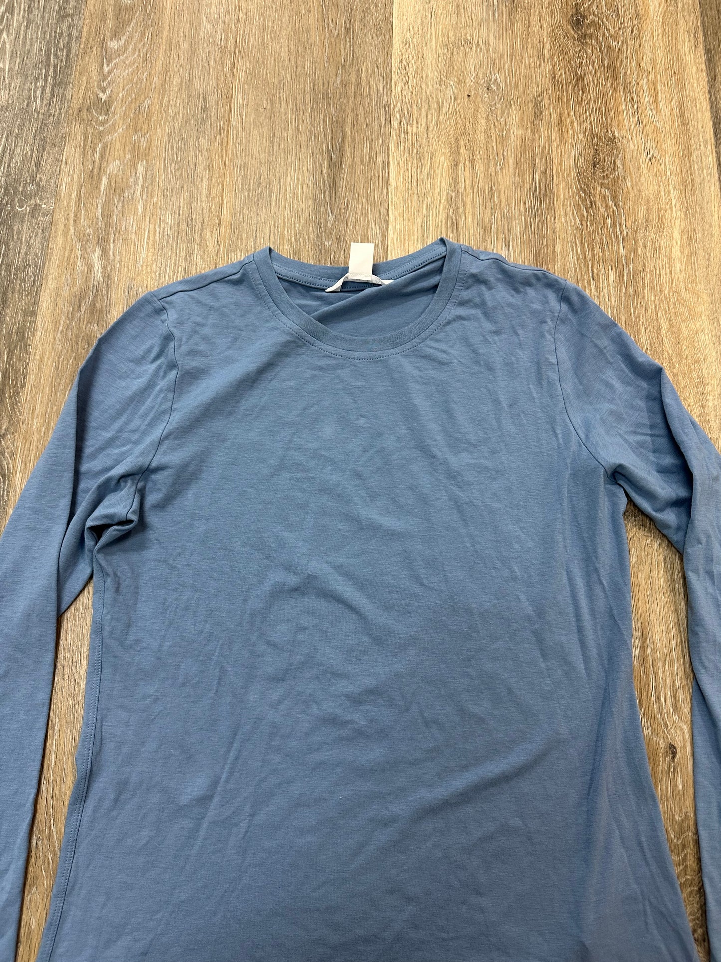 Athletic Top Long Sleeve Crewneck By Athleta In Blue, Size: S