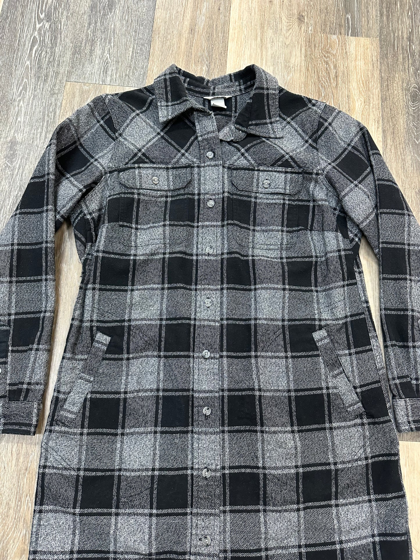 Jacket Shirt By Duluth Trading In Black, Size: M