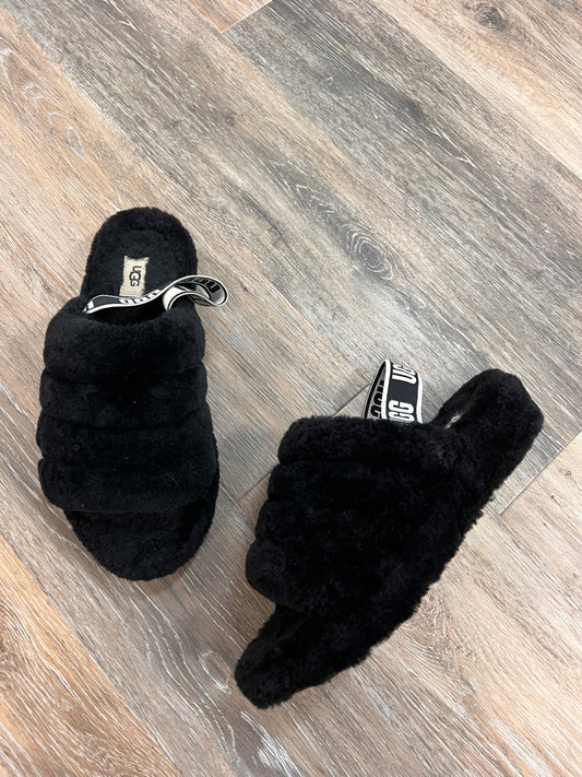 Slippers By Ugg In Black, Size: 11