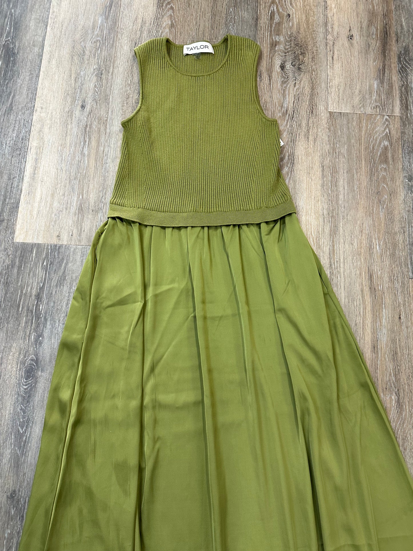 Dress Casual Maxi By Taylor In Green, Size: M