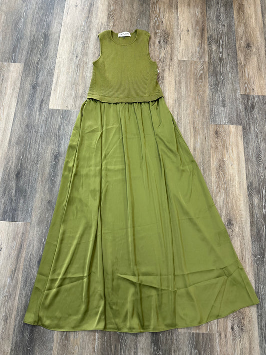 Dress Casual Maxi By Taylor In Green, Size: M