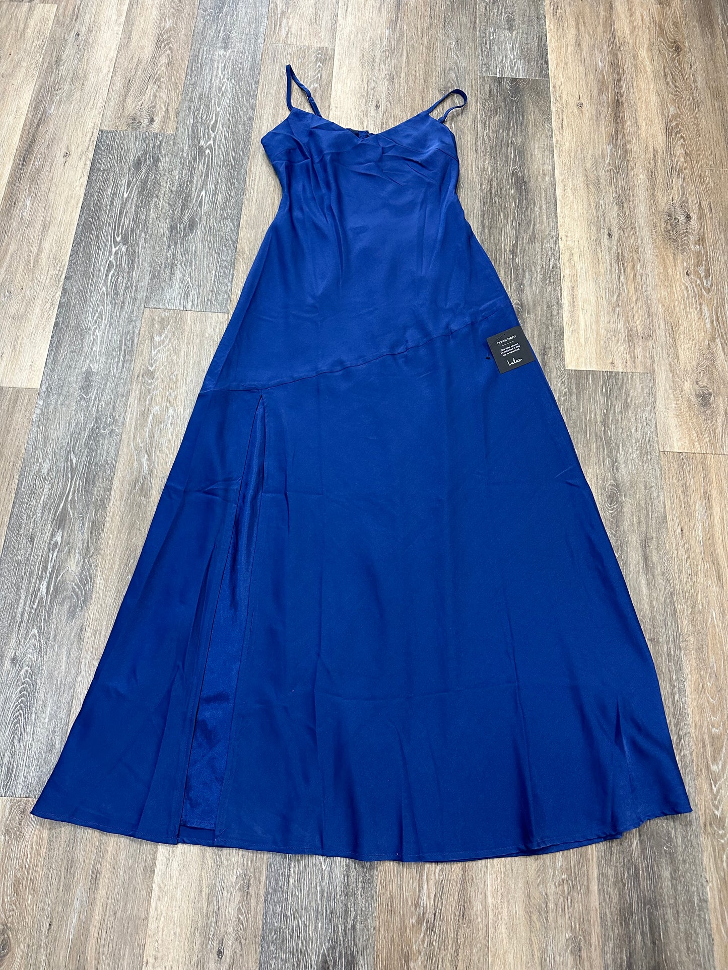 Dress Party Long By Lulus In Blue, Size: L