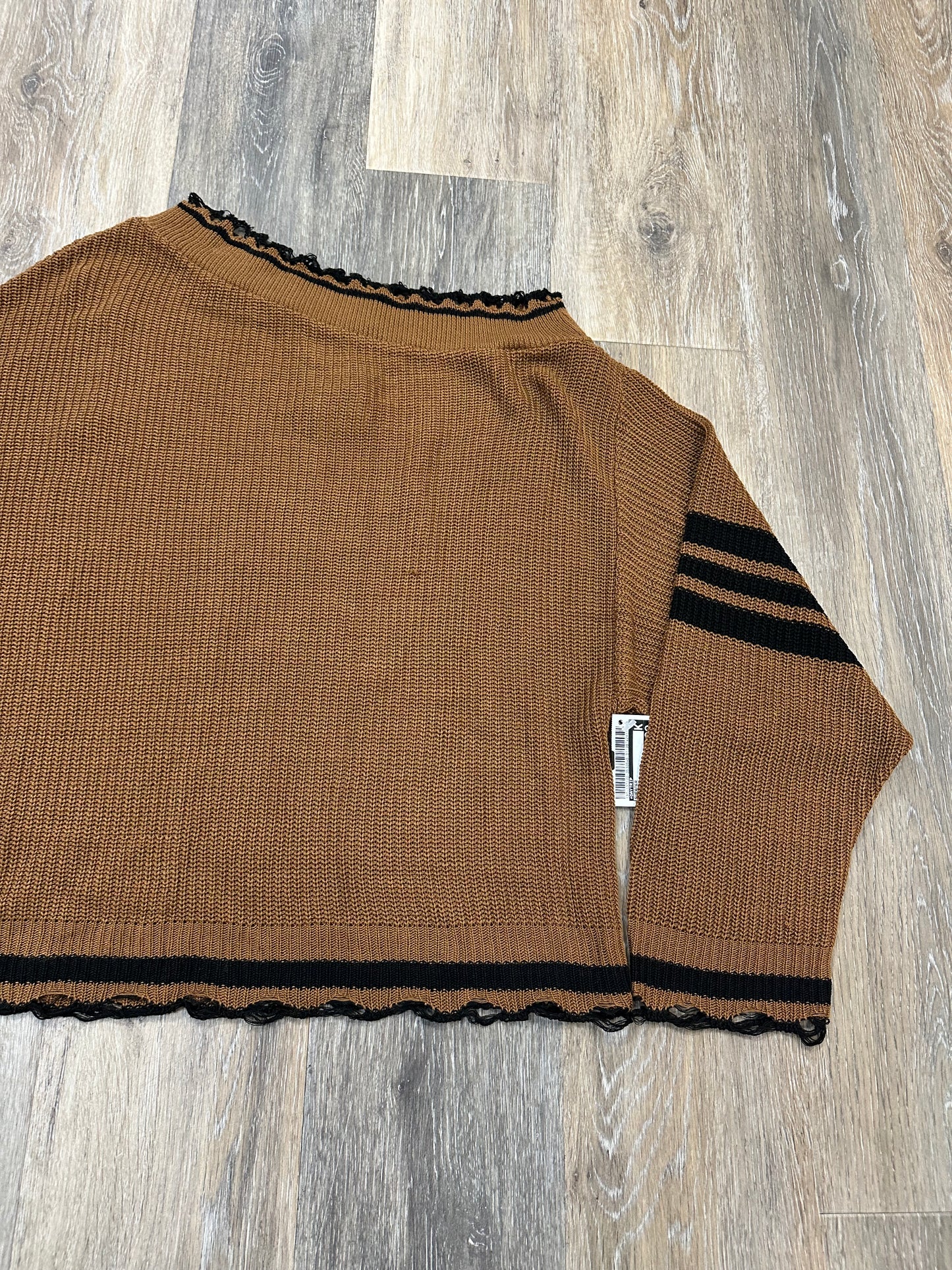 Sweater By Daytrip In Brown, Size: L