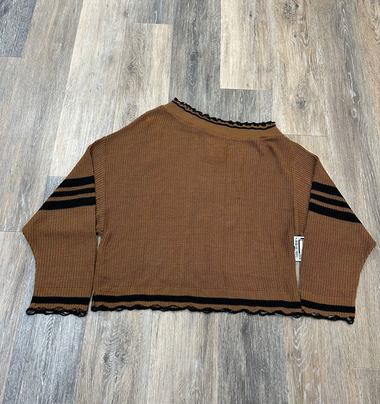 Sweater By Daytrip In Brown, Size: L