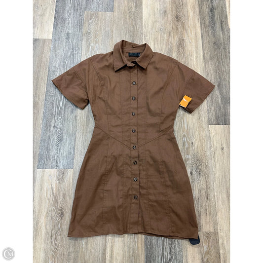 Dress Casual Short By Asos In Brown, Size: 4