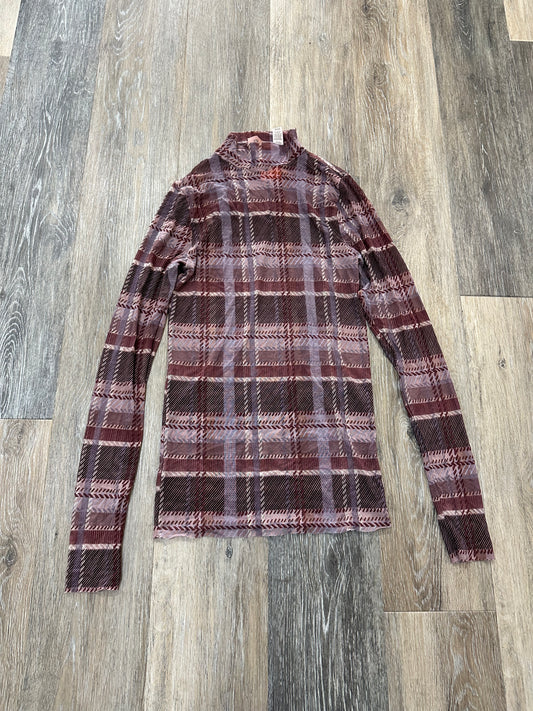 Top Long Sleeve By Willow + Root In Purple, Size: S