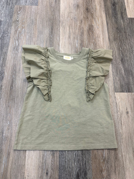 Top Short Sleeve By Nation In Green, Size: S