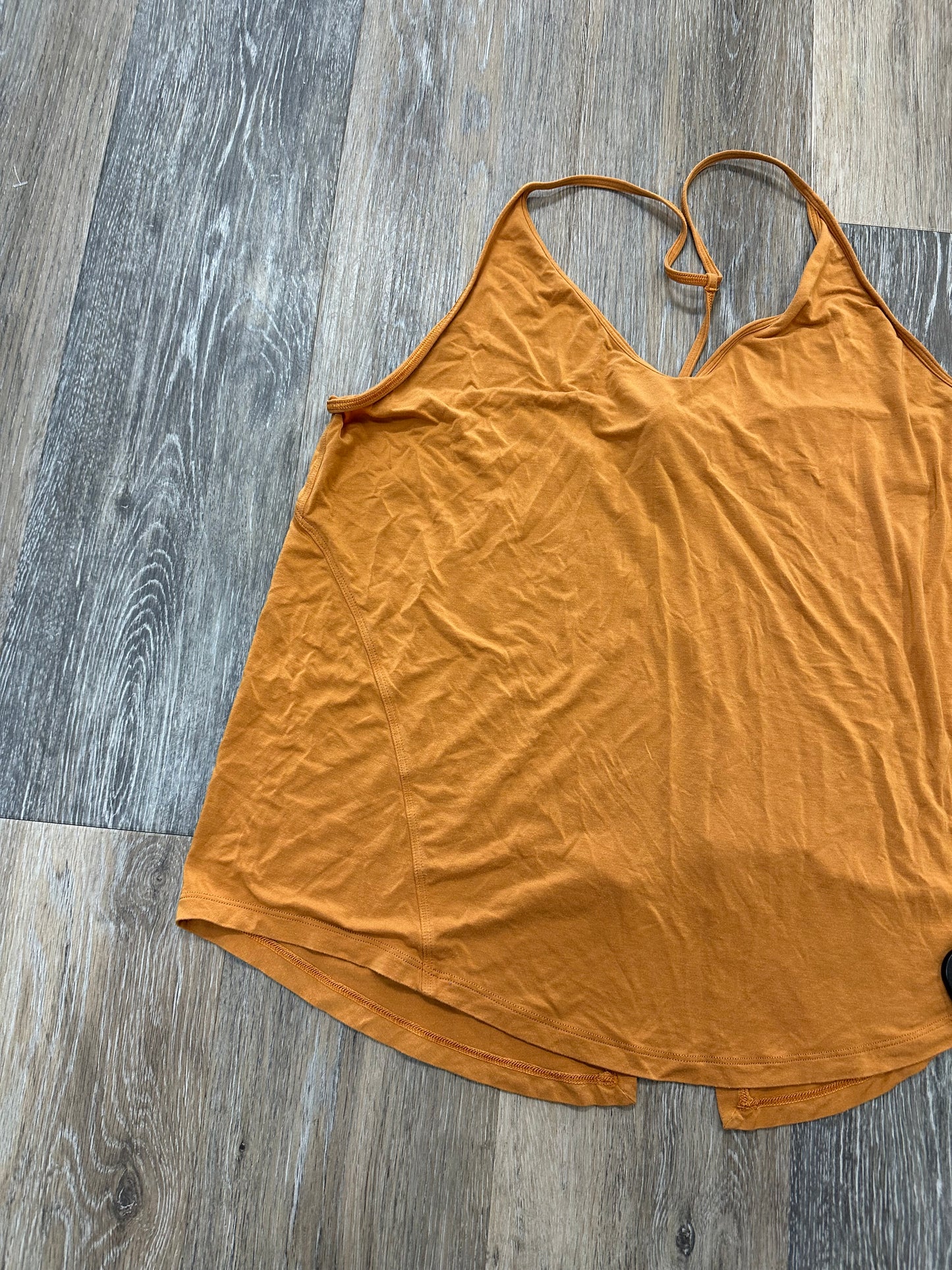 Athletic Tank Top By Lululemon In Orange, Size: M