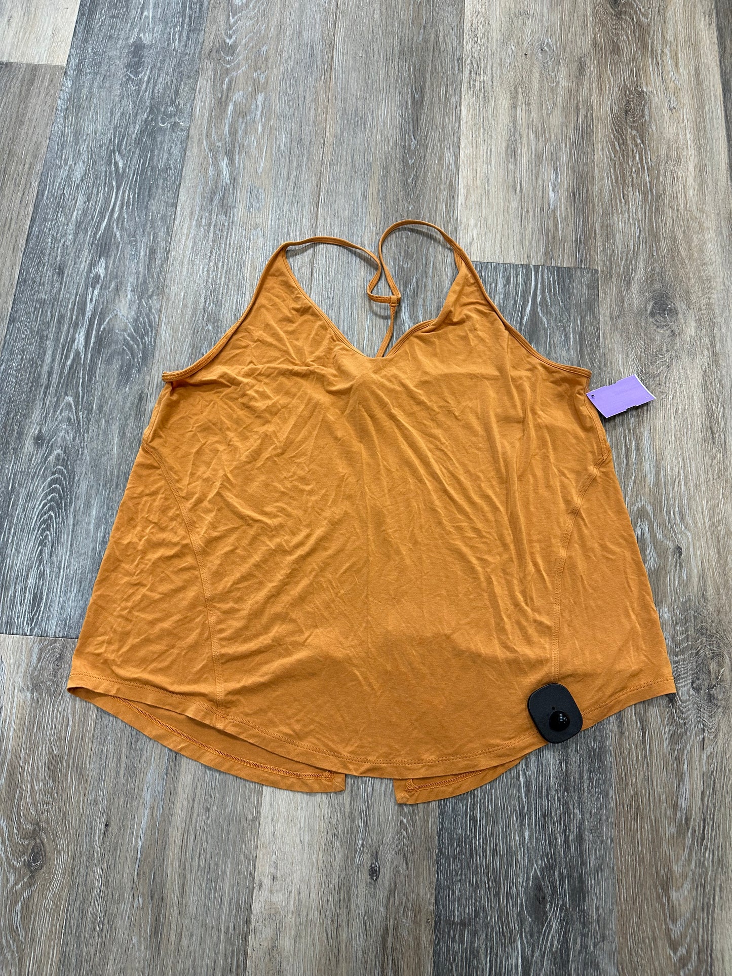 Athletic Tank Top By Lululemon In Orange, Size: M