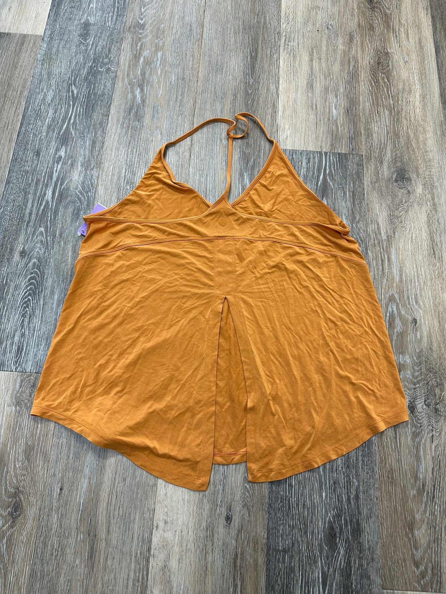 Athletic Tank Top By Lululemon In Orange, Size: M