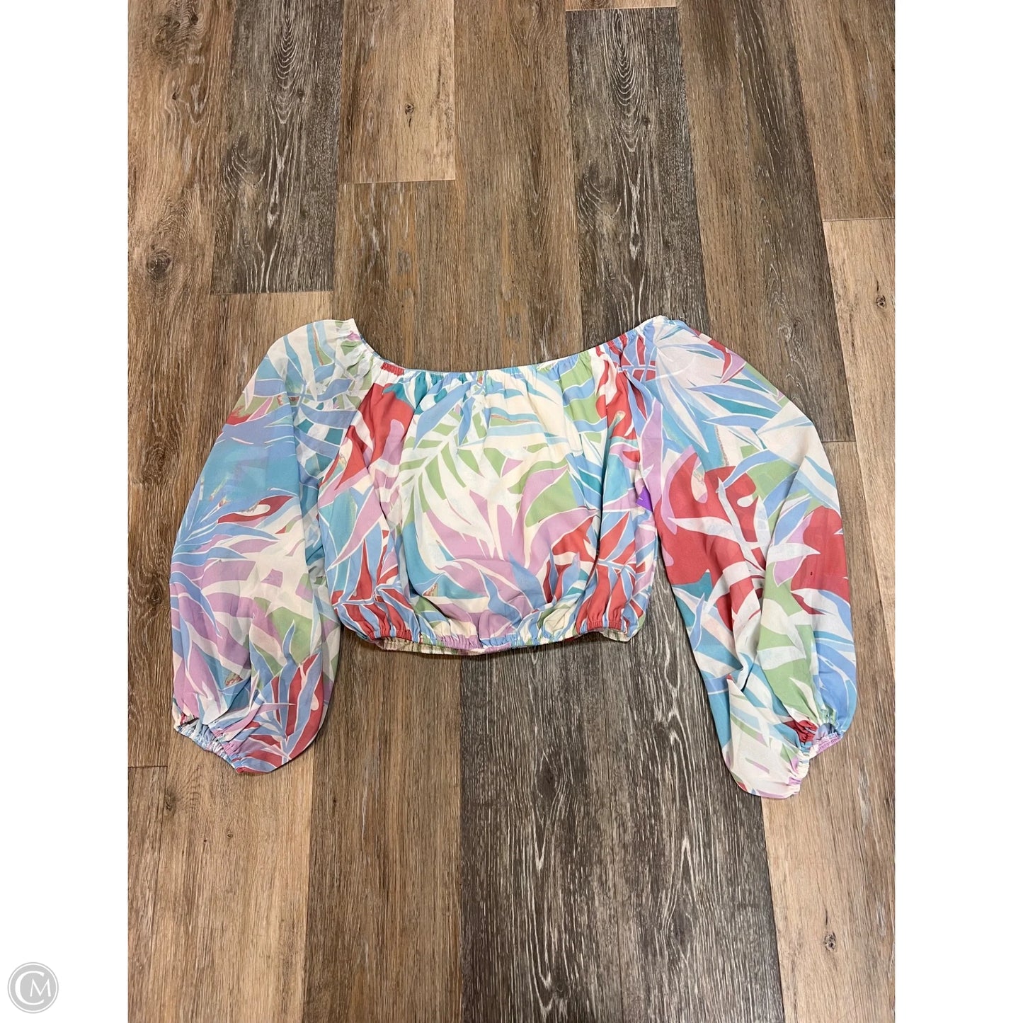 Top Long Sleeve By Pink Lily In Multi-colored, Size: S