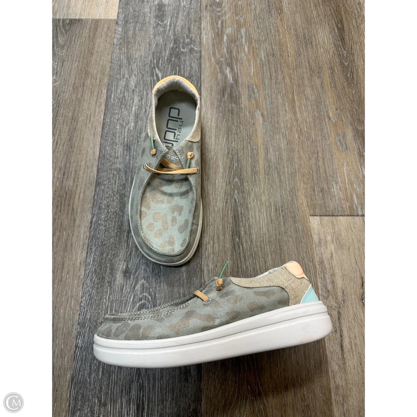 Shoes Athletic By Hey Dude In Animal Print, Size: 6