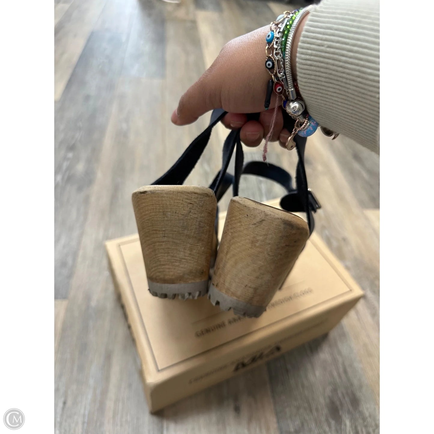 Shoes Heels Block By Mía x Anatomisk In Blue, Size: 9