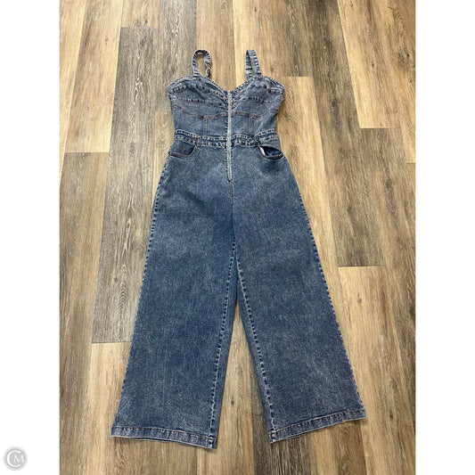 Jumpsuit By Gilli In Blue Denim, Size: L
