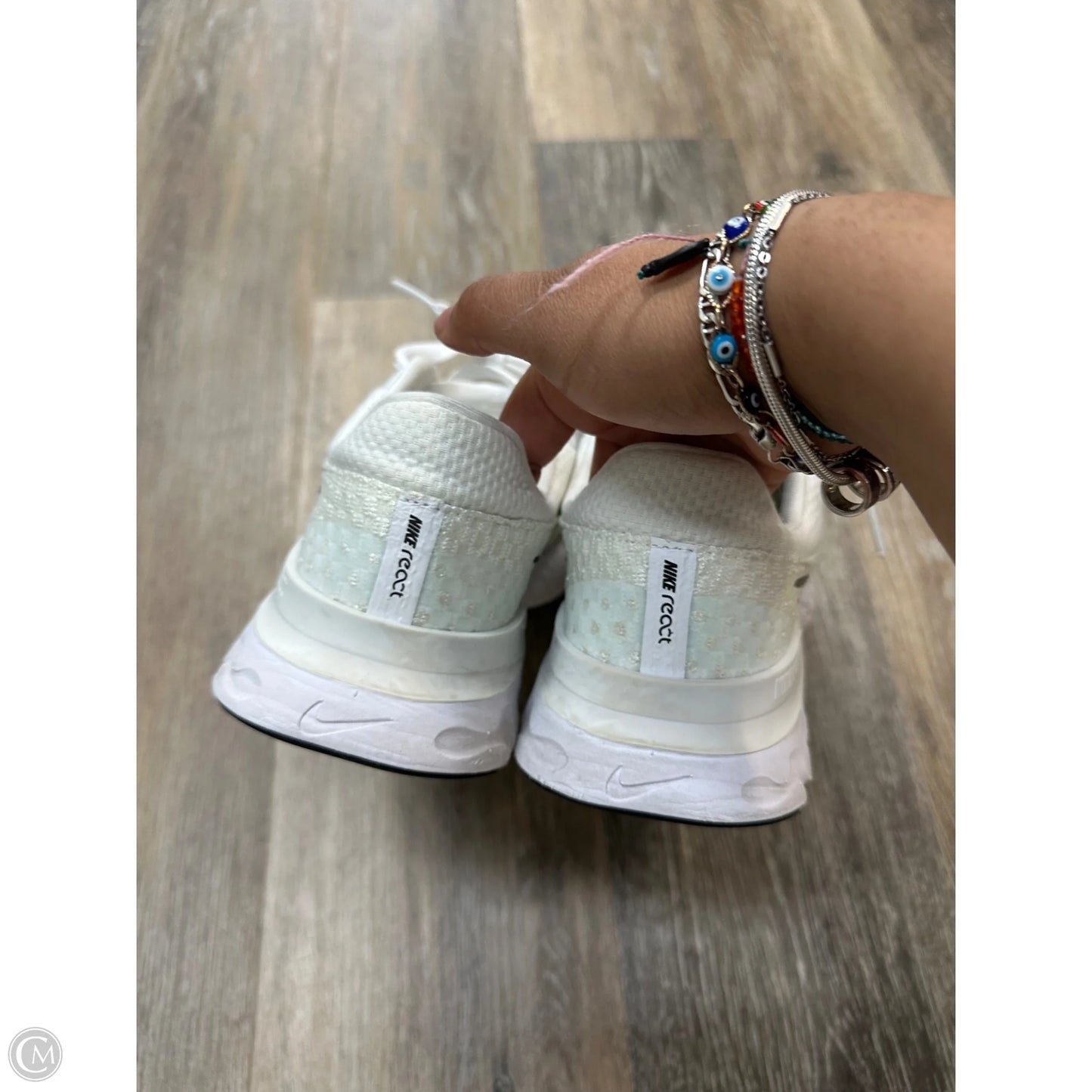 Shoes Athletic By Nike In White, Size: 8.5