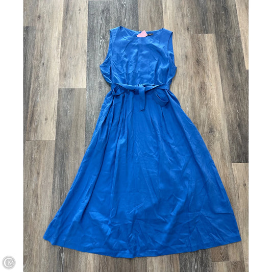 Dress Casual Maxi By J Mclaughlin In Blue & Brown, Size: Xl