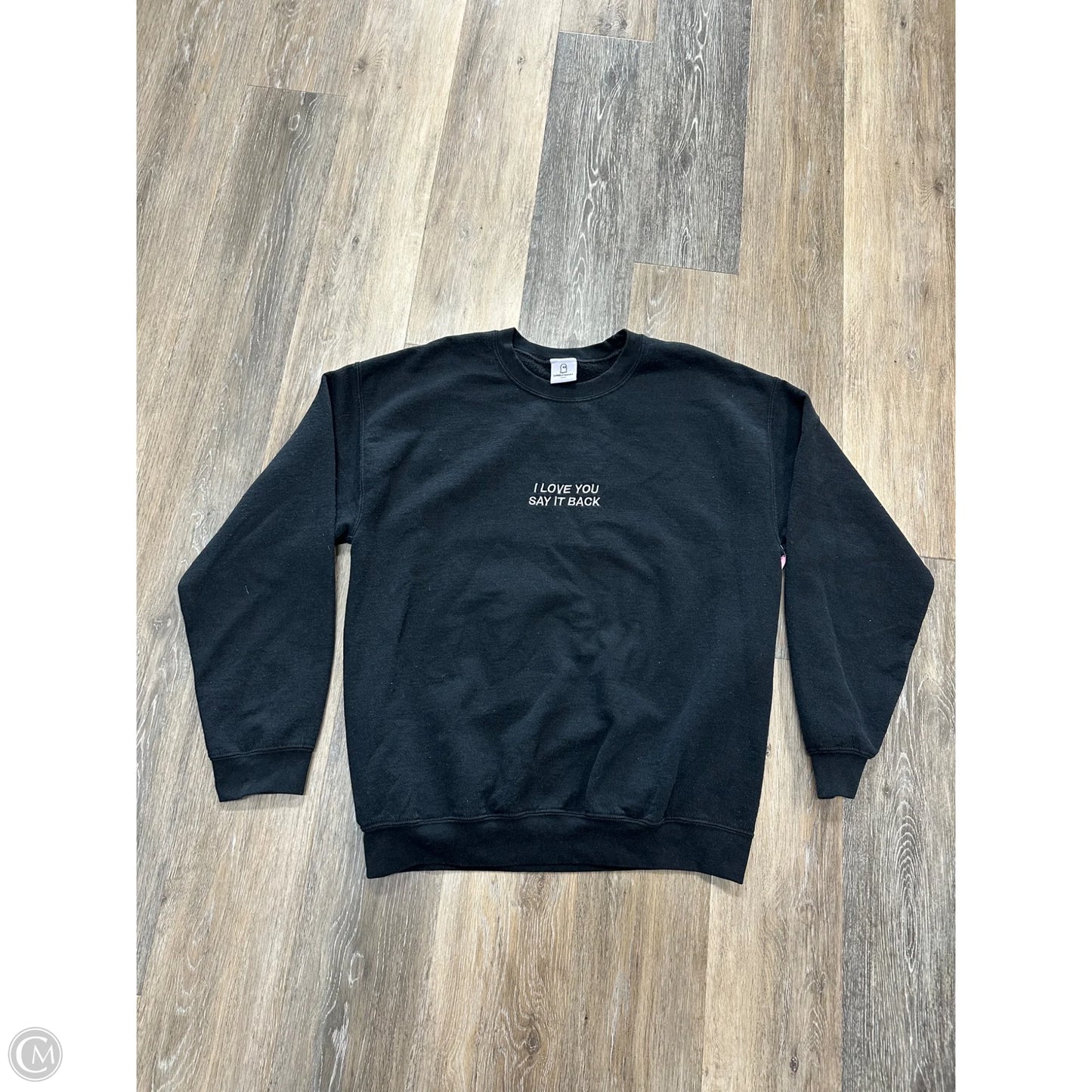 Sweatshirt Crewneck By Lonely Ghost In Black, Size: L