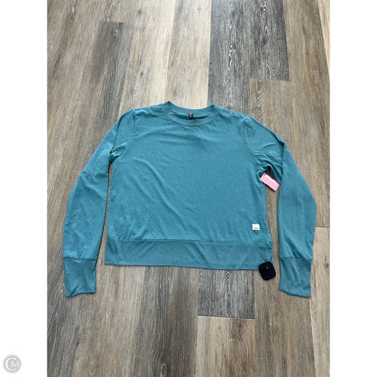 Athletic Top Long Sleeve Crewneck By Vuori In Blue, Size: M