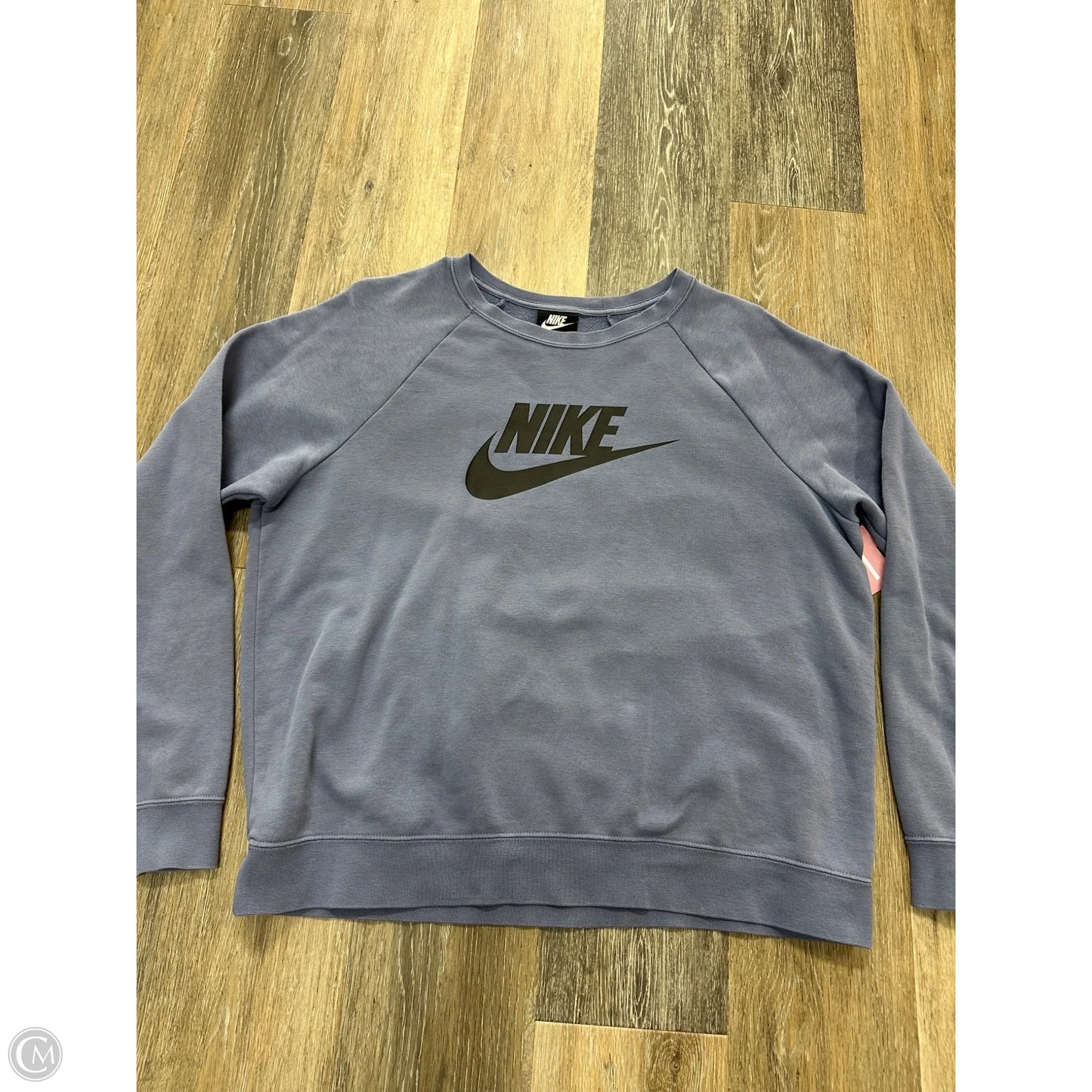 Sweatshirt Crewneck By Nike Apparel In Purple, Size: L