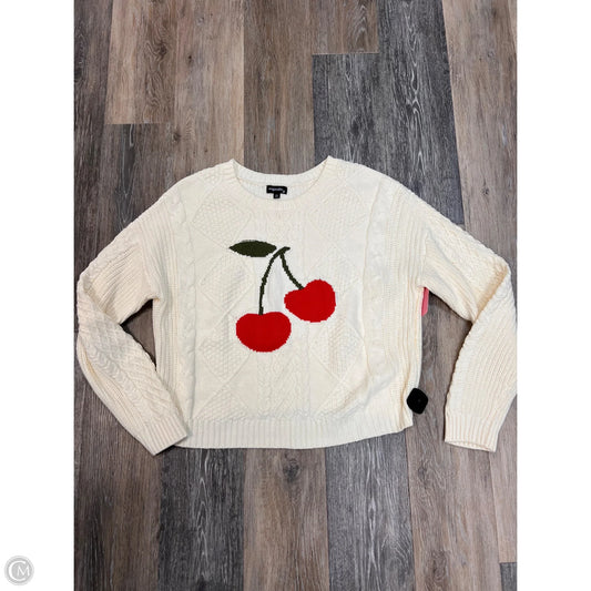 Sweater By Originality In Cream, Size: M