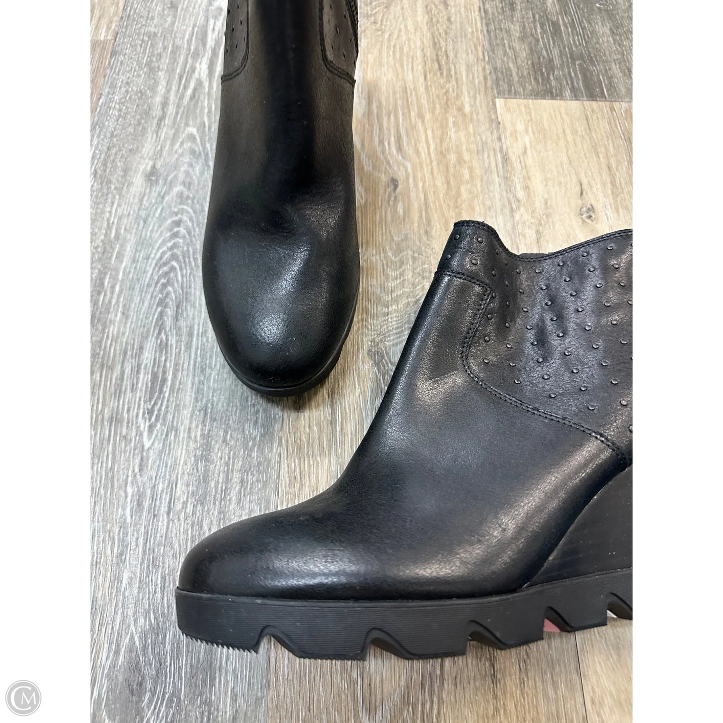 Boots Ankle Heels By Sorel In Black, Size: 10.5