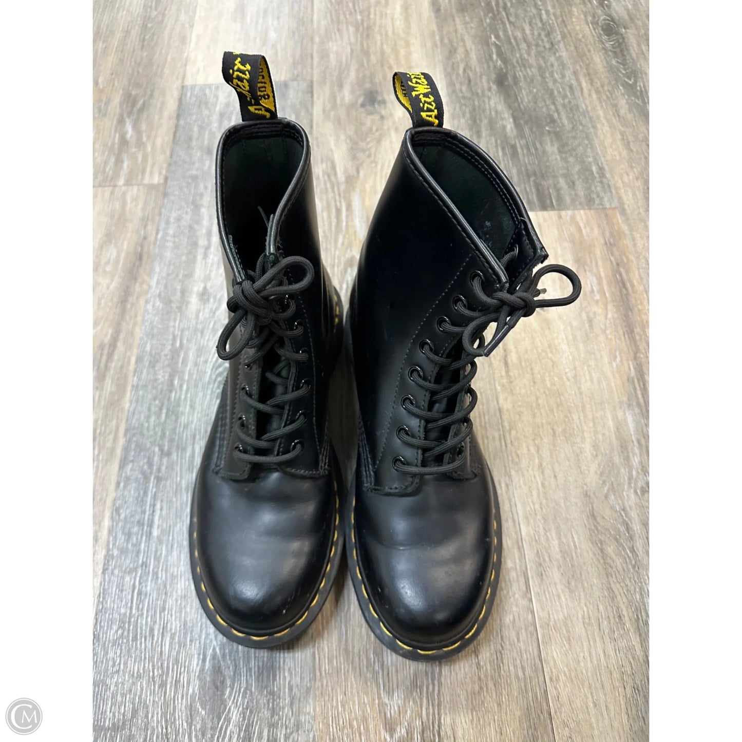 Boots Combat By Dr Martens In Black, Size: 9