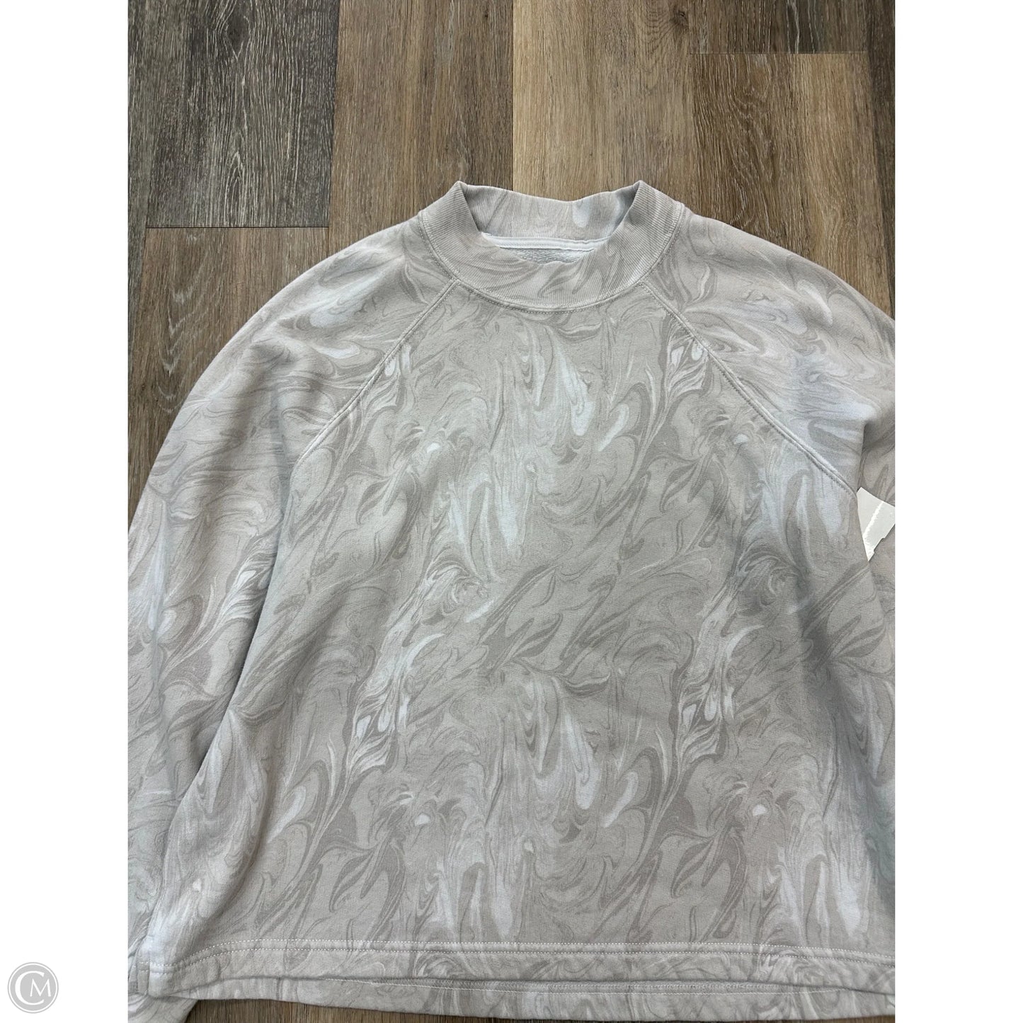 Sweatshirt Crewneck By Abercrombie And Fitch In Grey, Size: L