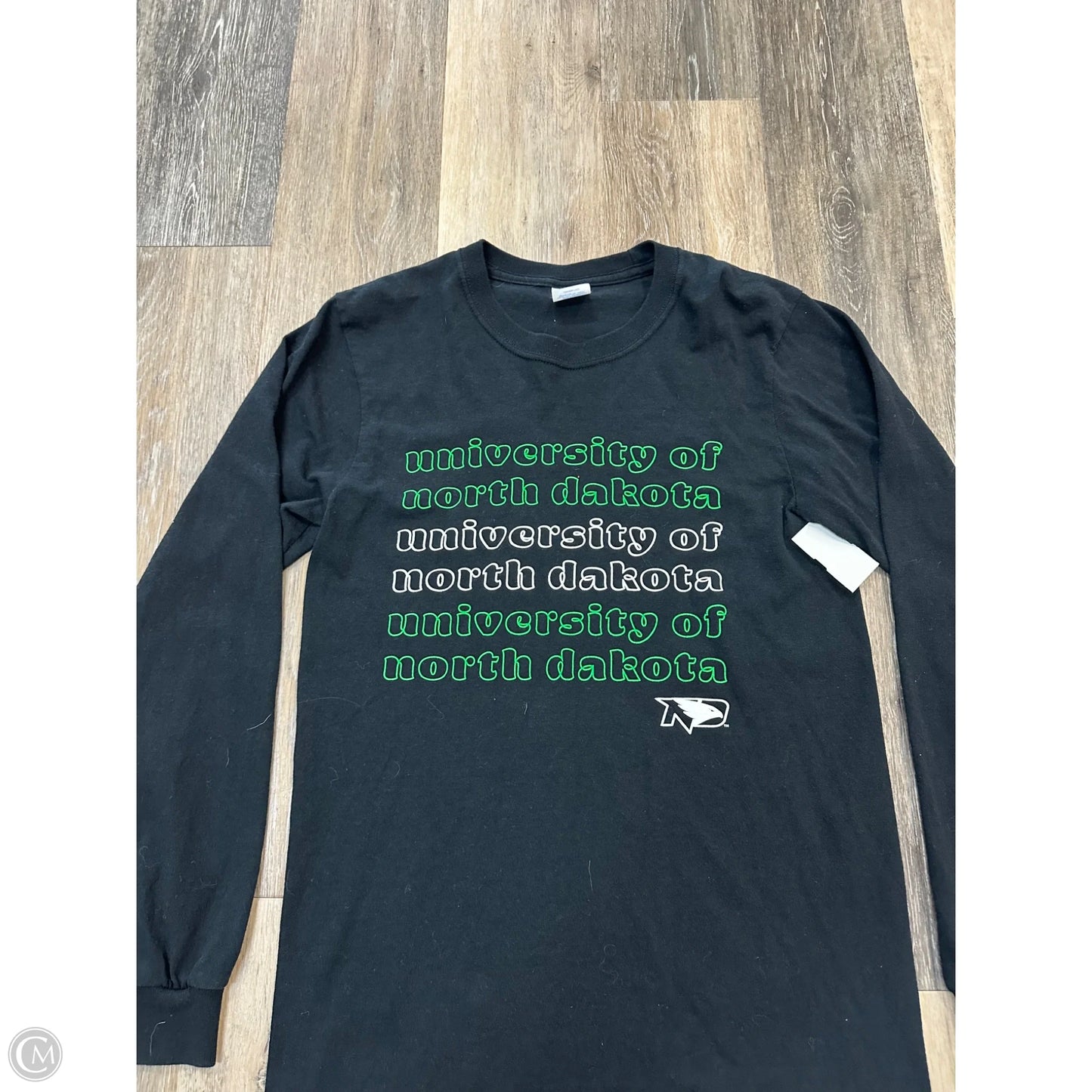 Top Long Sleeve By Port & Co In Black, Size: S