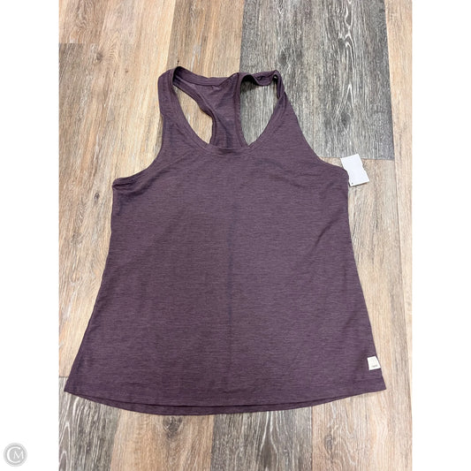 Athletic Tank Top By Vuori In Purple, Size: L