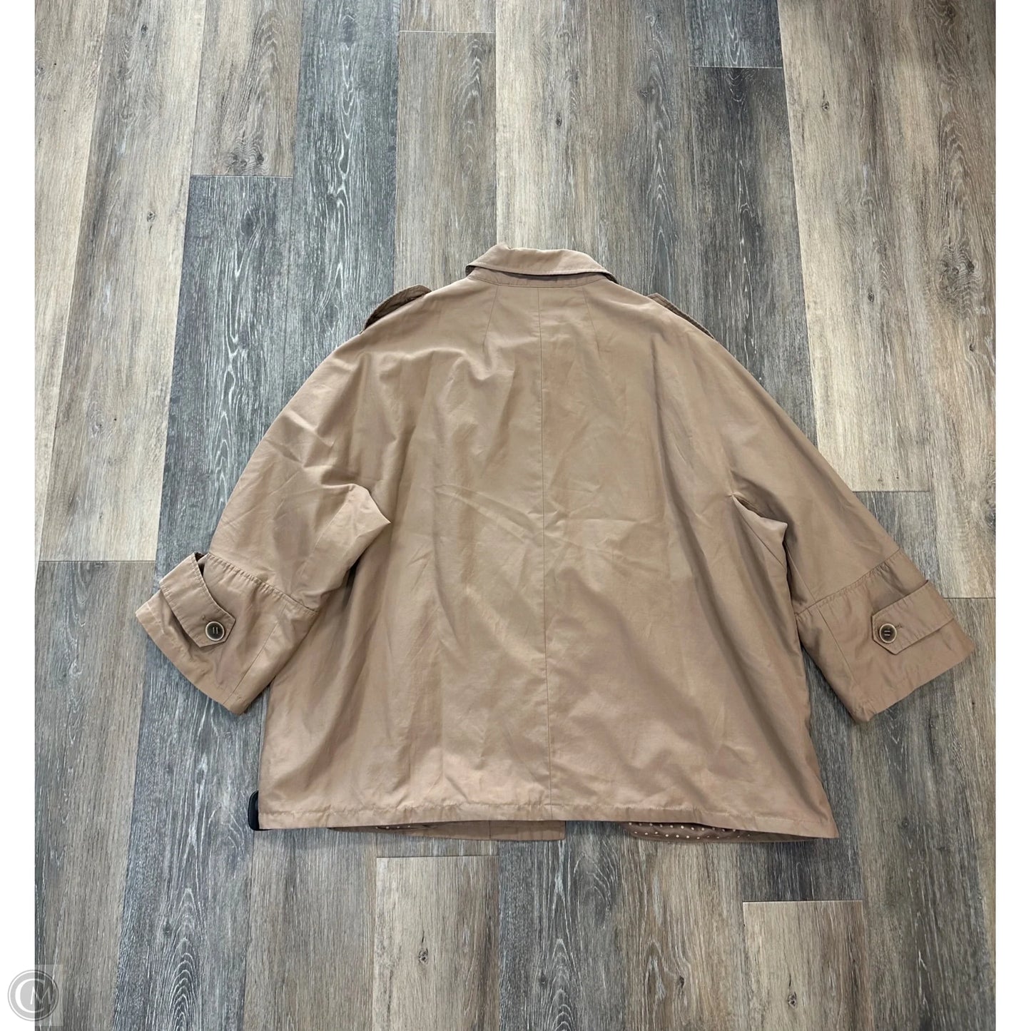 Jacket Shirt By Elena Miro In Brown, Size: Xl