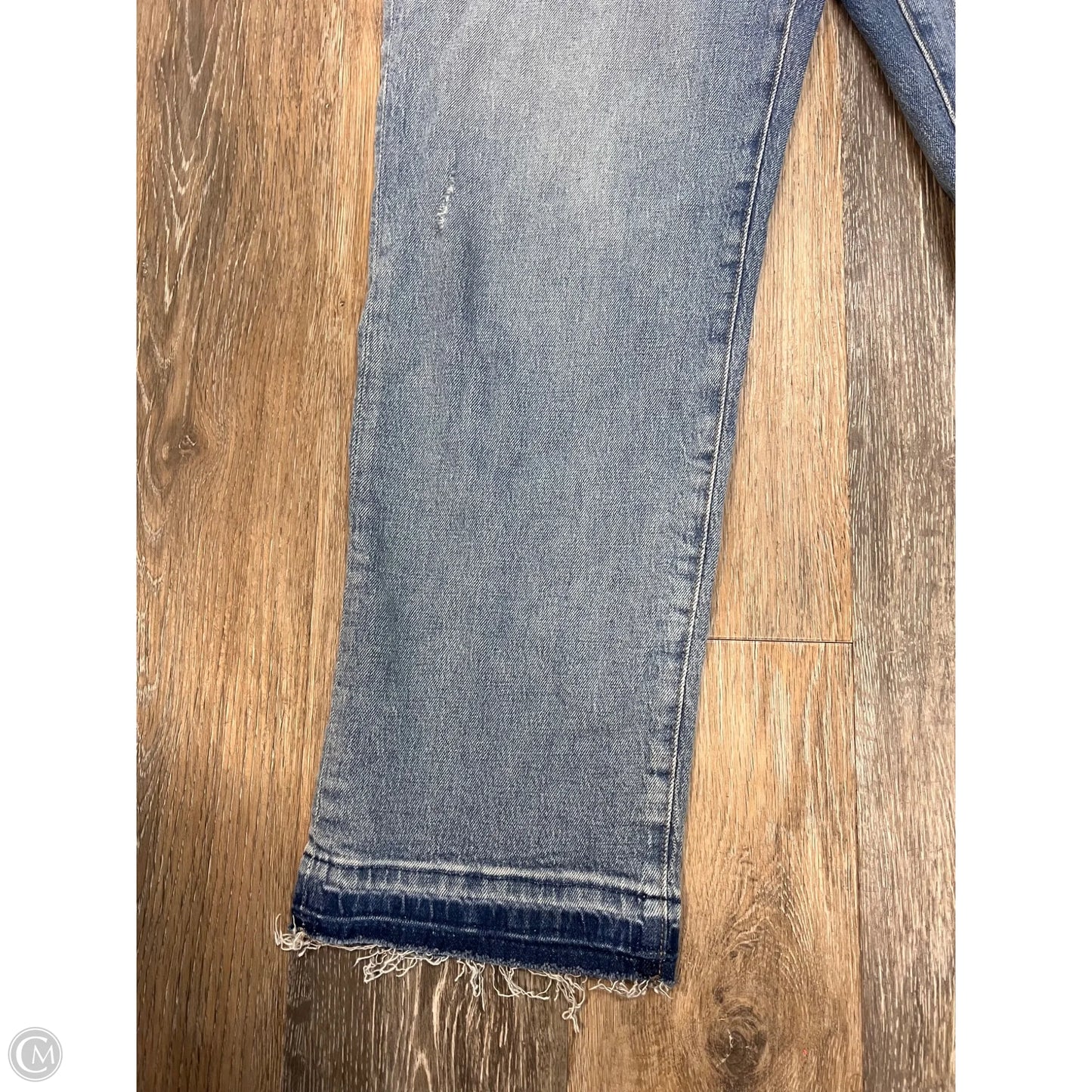 Jeans Straight By Express In Blue Denim, Size: 12l
