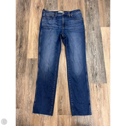 Jeans Straight By Madewell In Blue Denim, Size: 10/30