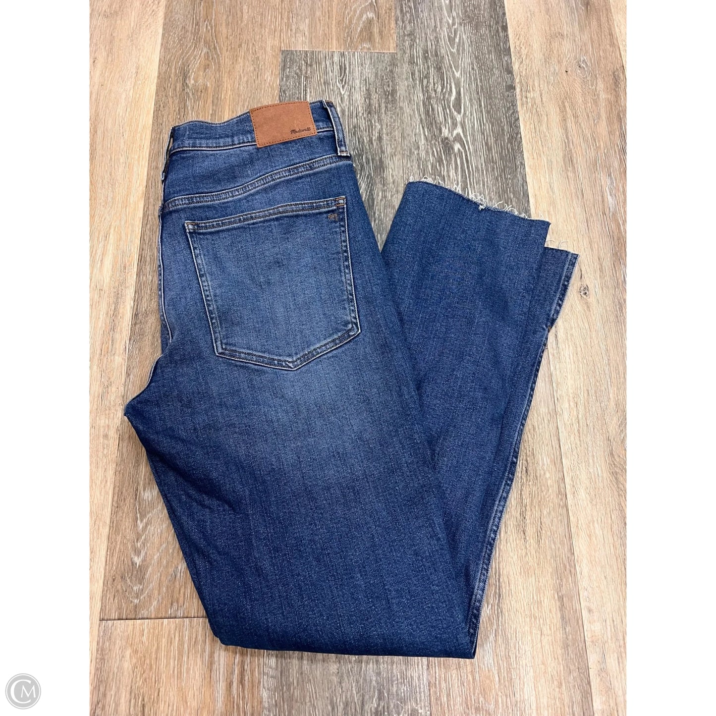 Jeans Straight By Madewell In Blue Denim, Size: 10/30