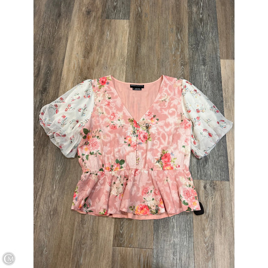 Top Short Sleeve By HEMANT & NANDITA In Floral Print, Size: Xl