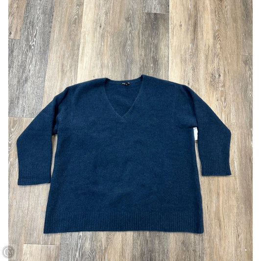 Sweater Cashmere By Eileen Fisher In Blue, Size: 1x