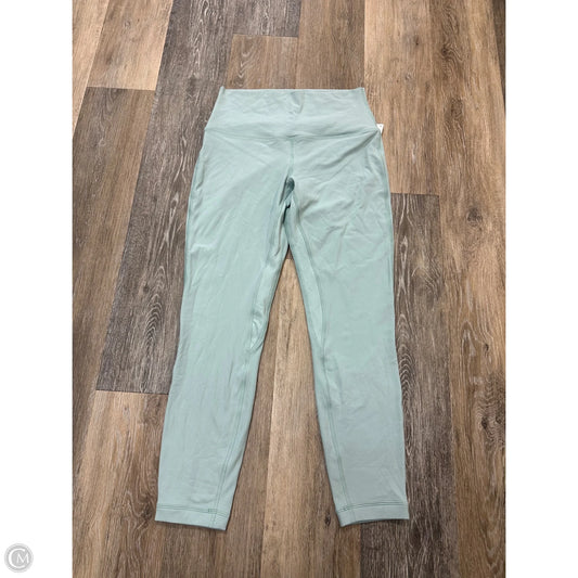 Athletic Leggings By Lululemon In Blue, Size: 8