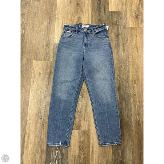 Jeans Boyfriend By Abercrombie And Fitch In Blue Denim, Size: 4