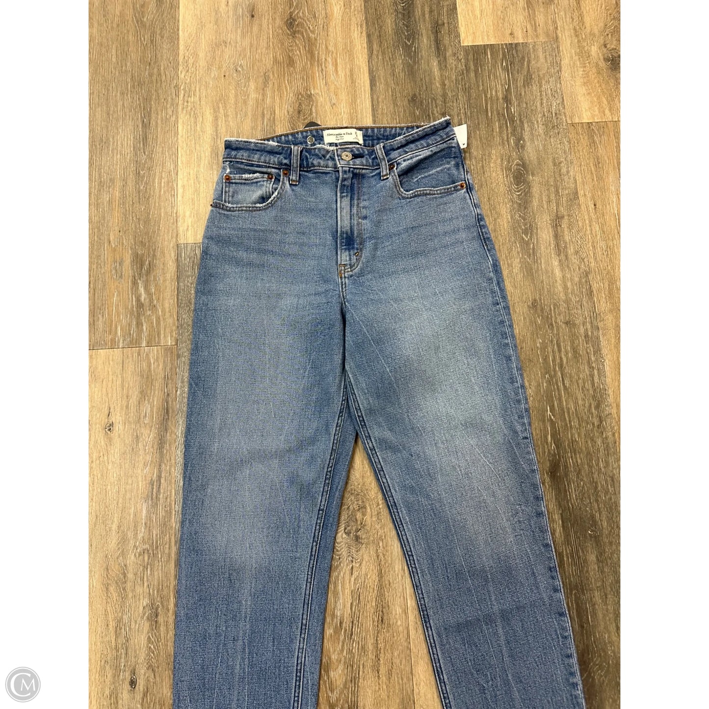 Jeans Boyfriend By Abercrombie And Fitch In Blue Denim, Size: 4