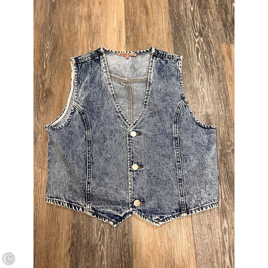 Vest Other By Bailey Rose  In Blue Denim, Size: L