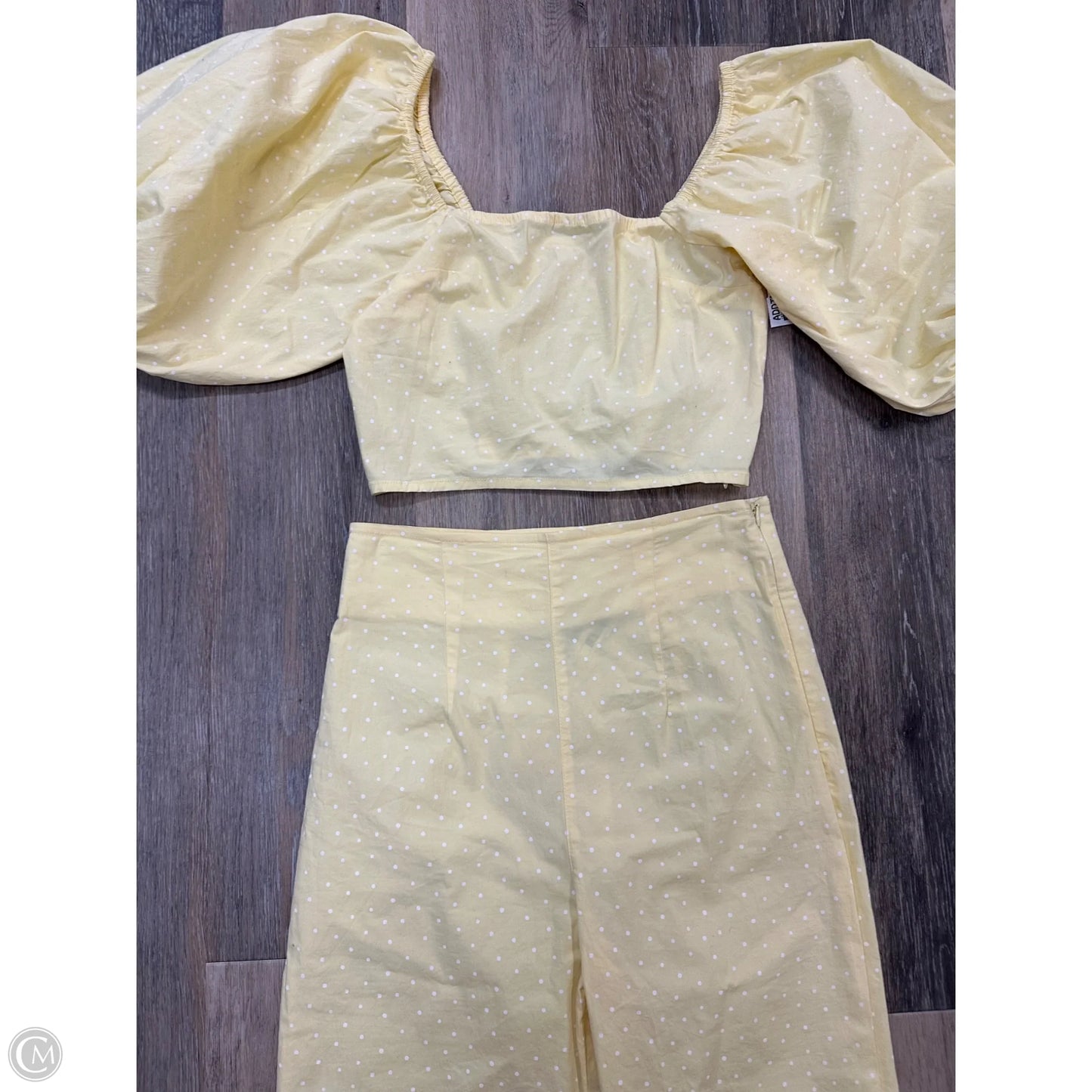 Pants Set 2pc By Billabong In Yellow, Size: S