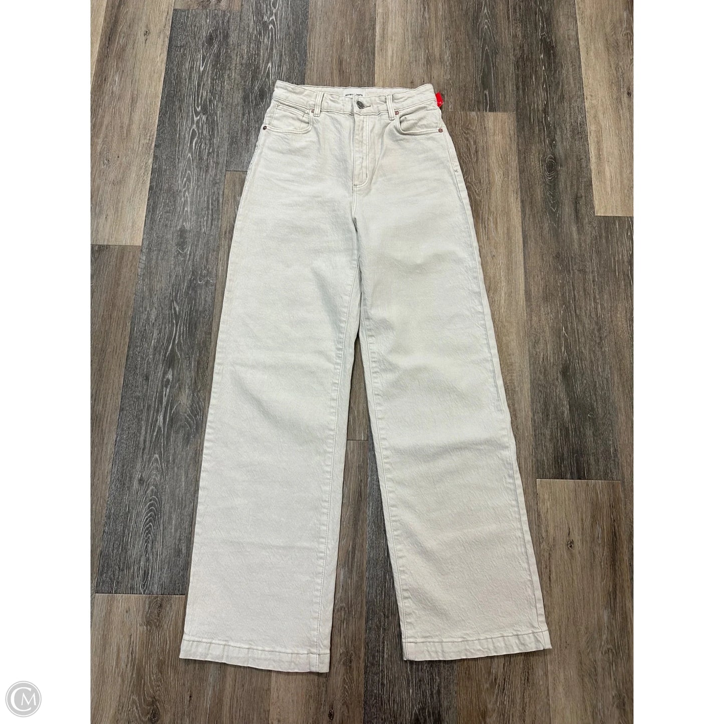 Jeans Boyfriend By Abrand In Cream, Size: 6